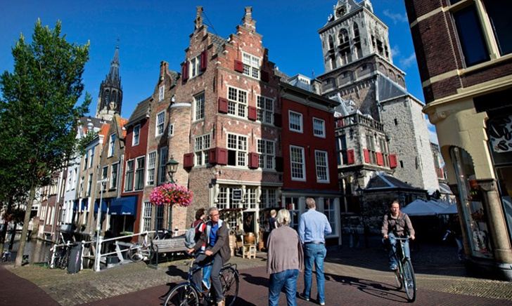 Binnenstad Delft foto